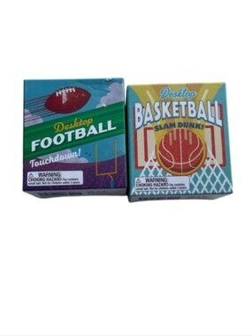 Desktop Football & Basketball Mini Games - RP Minis 2 Boxes
